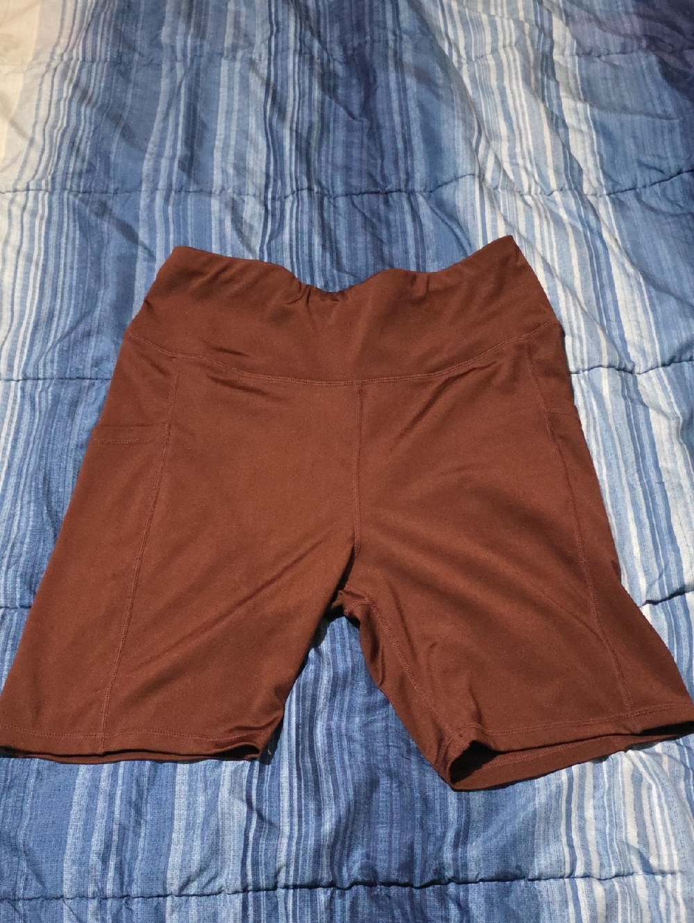 High-Waist Women’s Bike Shorts in Brown